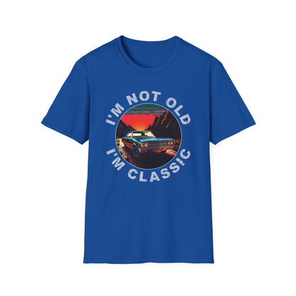 I'm Not Old I'm Classic Retro 1965 Malibu Car Graphic Tee