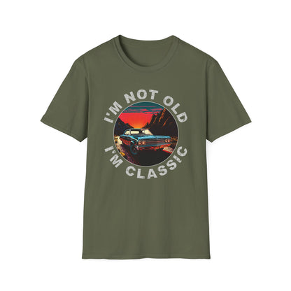 I'm Not Old I'm Classic Retro 1965 Malibu Car Graphic Tee