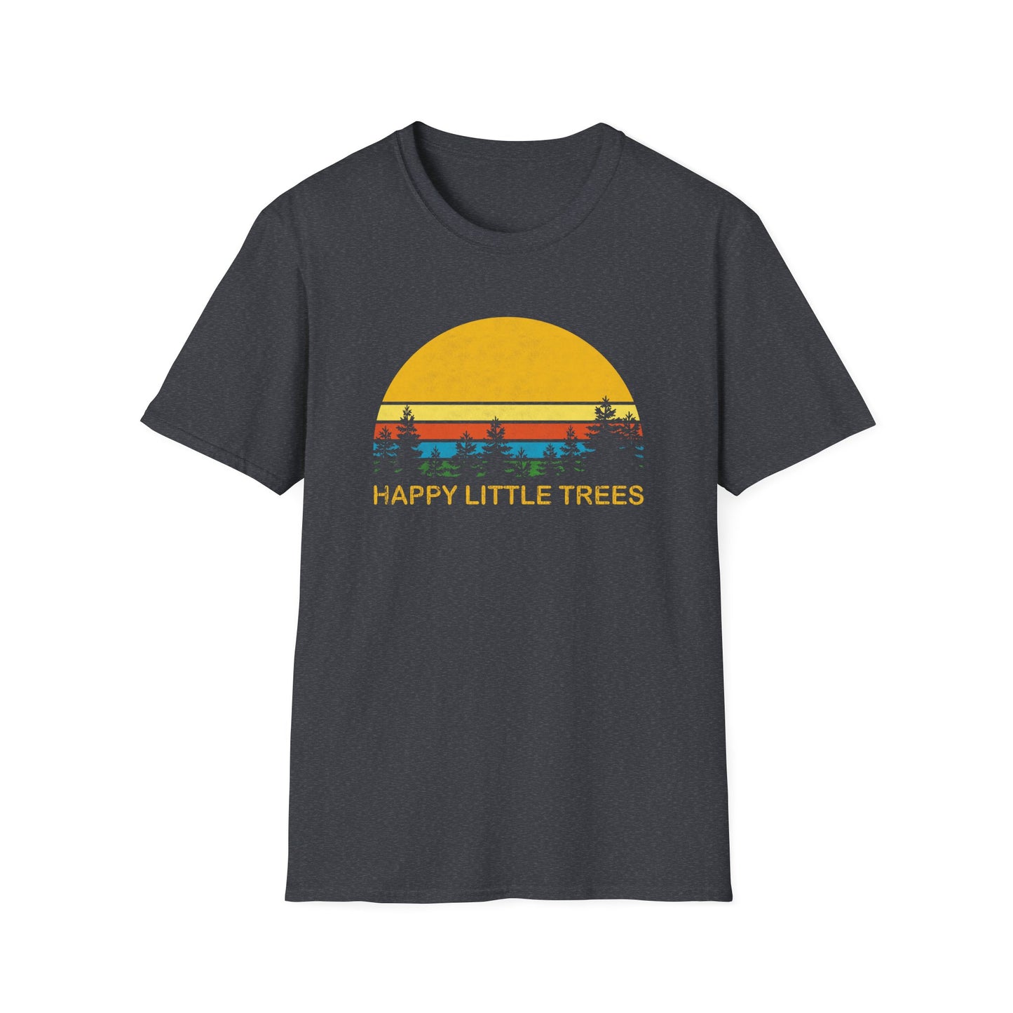 Happy Little Trees Bob Style Vintage Hiking and Camping