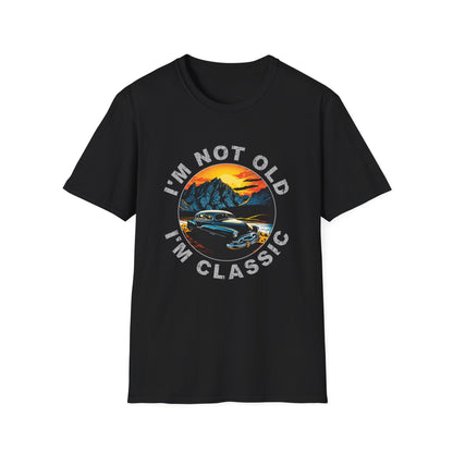 I'm Not Old I'm Classic 1953 Hudson Hornet Vintage Car Illustration