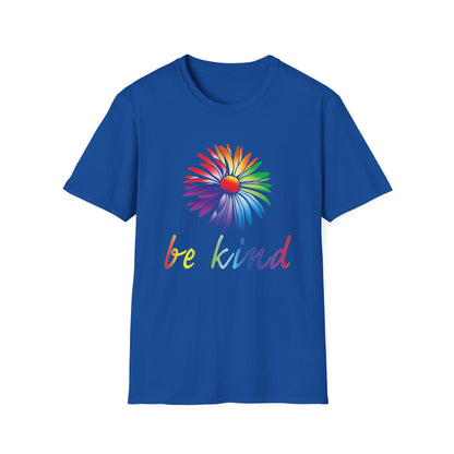 Be Kind Beautiful Large Flower Motivational Design