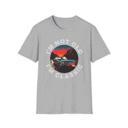 I'm Not Old I'm Classic Retro 1965 Malibu Car Graphic Tee