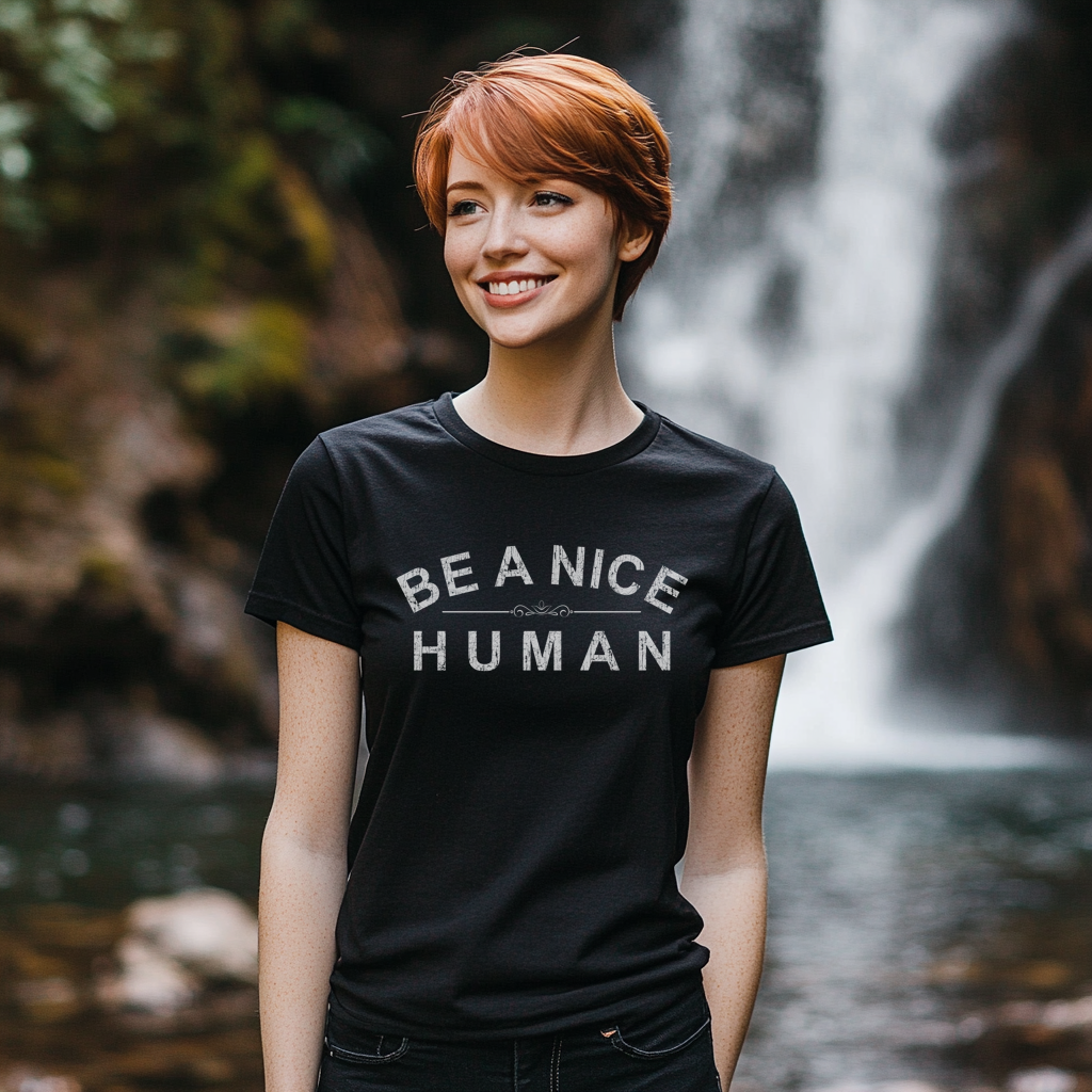 Be a Nice Human Kindness Motivational Quote