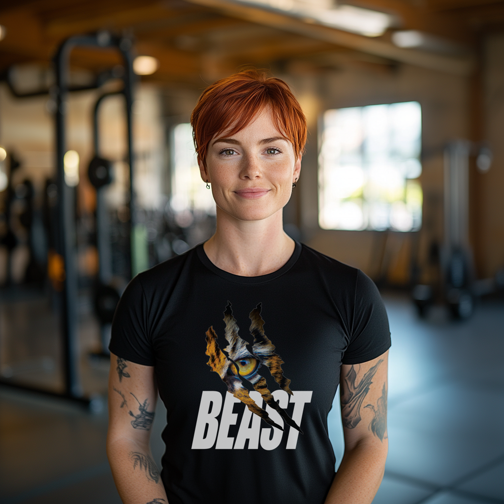 Beast Claws Savage Fitness Motivation Gym Workout Tee